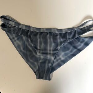 RVCA bikini bottoms. Blue/white. Medium.